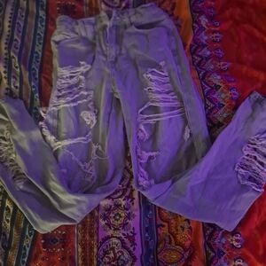 Distressed Baggy Women Jeans